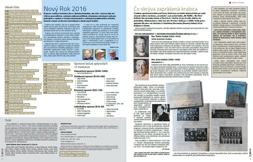 Precitajte si cislo 25 - Zima 2015/2016, stranu 2