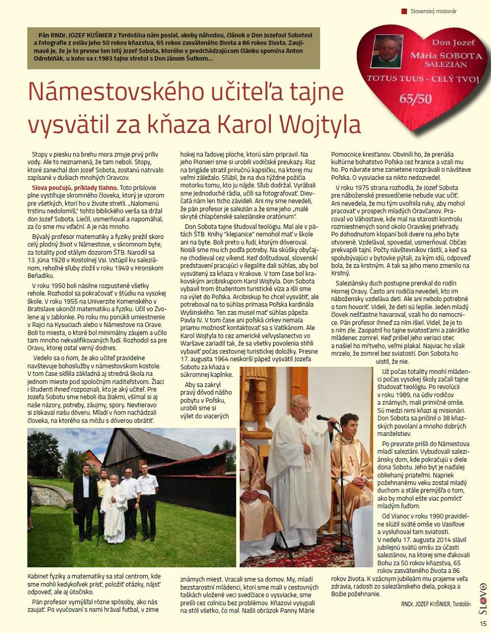Precitajte si cislo 22 - Zima 2014/15, stranu 15